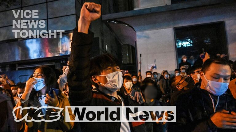 Protestors Fight to End China’s COVID Lockdown