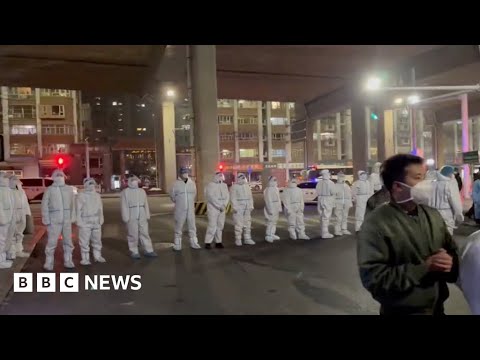 Covid lockdown protest break out in China city after deadly fire – BBC News
